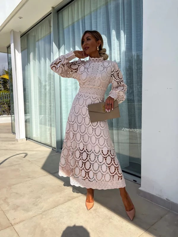 long sleeve midi wedding guest dress Smoke Tree Velvi - Kelli One birthday dresss Transform your wardrobe with Color:Black Beauty