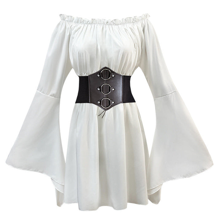 Albion | Women’s Off Shoulder Bell Sleeve Halloween Medieval Renaissance Costume