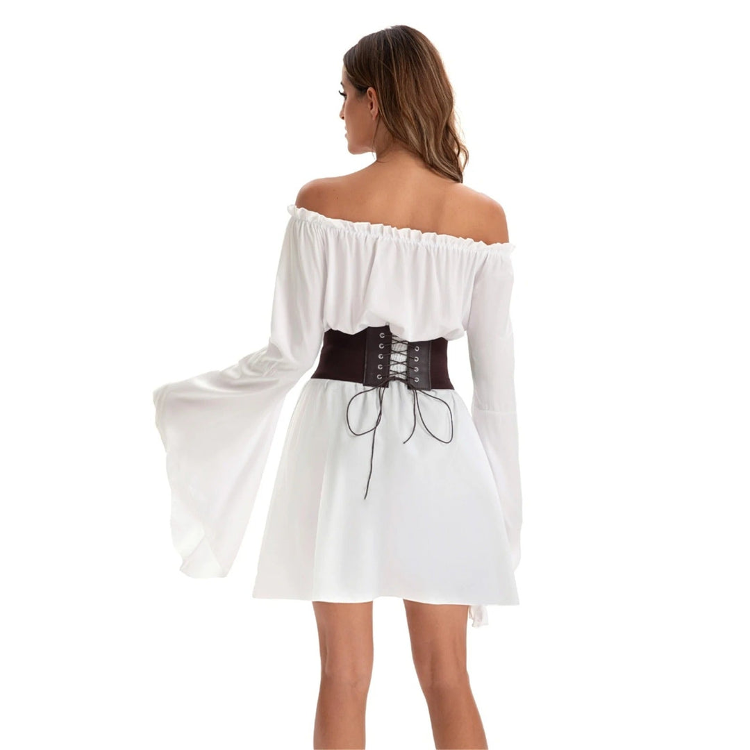 Albion | Women’s Off Shoulder Bell Sleeve Halloween Medieval Renaissance Costume