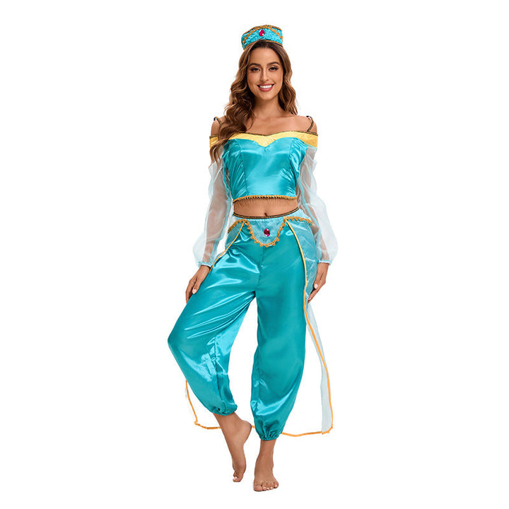 Los Olivos | Women’s Off Shoulder Halloween Arabian Princess Costume