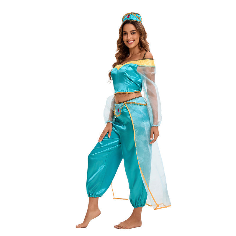 Los Olivos | Women’s Off Shoulder Halloween Arabian Princess Costume