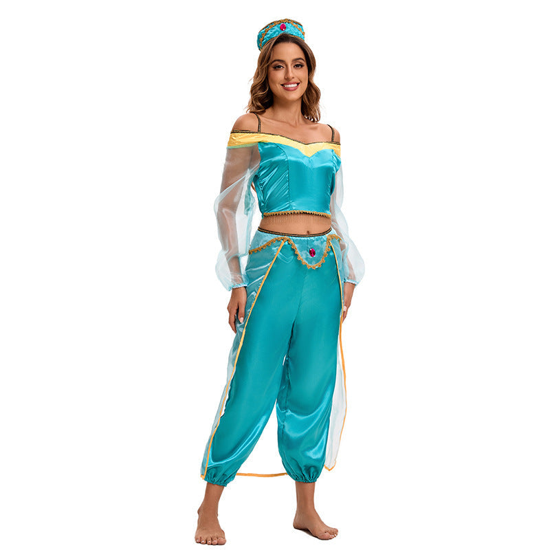 Los Olivos | Women’s Off Shoulder Halloween Arabian Princess Costume
