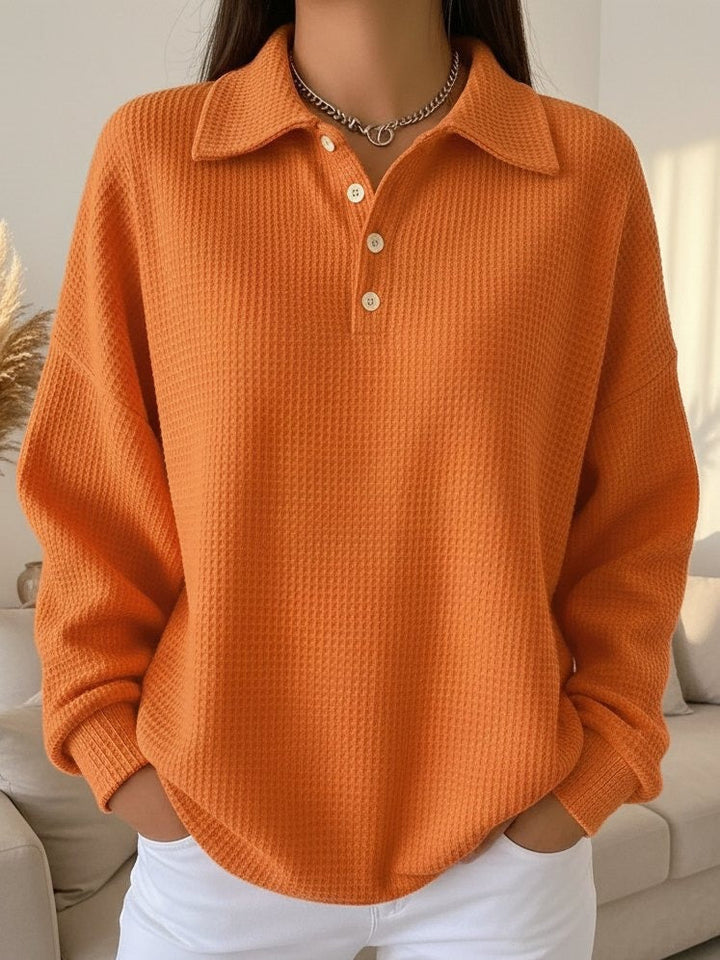 Willits | Women’s Collared Button Placket Sweater