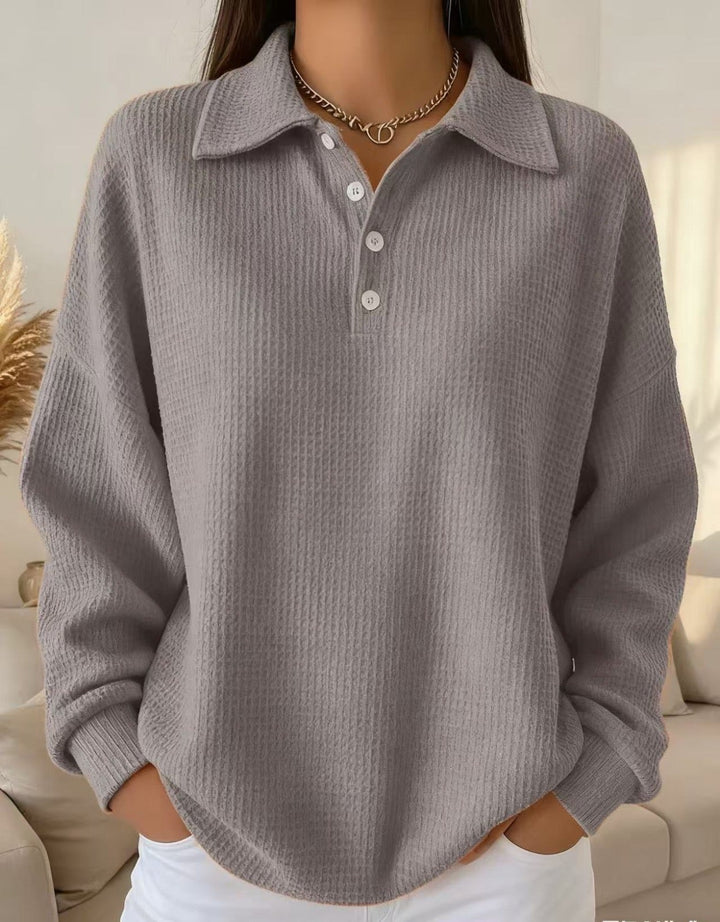 Willits | Women’s Collared Button Placket Sweater