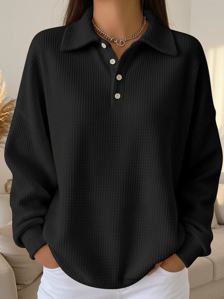 Willits | Women’s Collared Button Placket Sweater