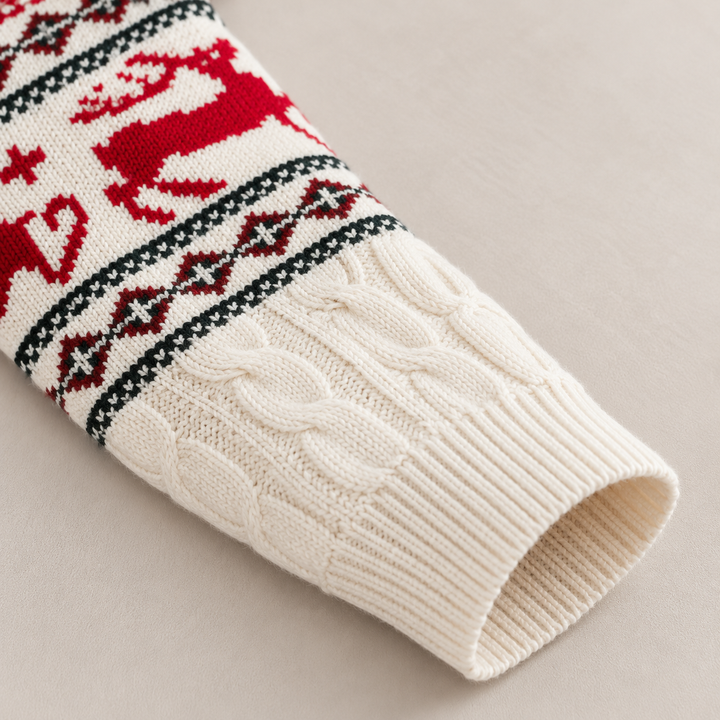 Detail view of long sleeve and banded cuff