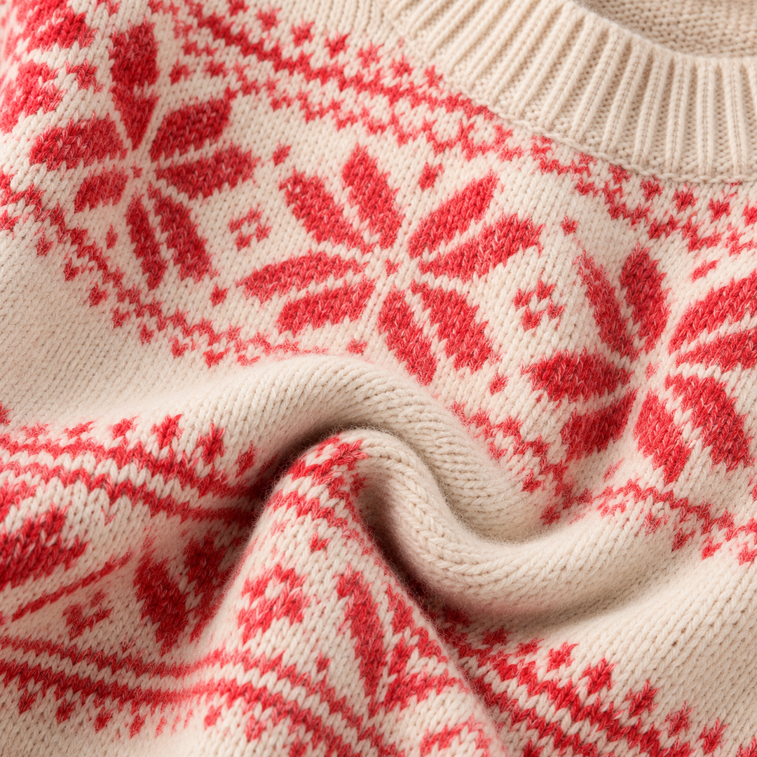 Close-up of the sweater surface