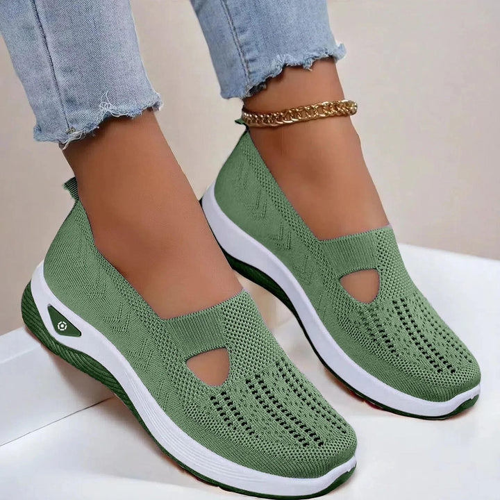Ramona | Women’s Cutout Perforated Slip-On Shoes