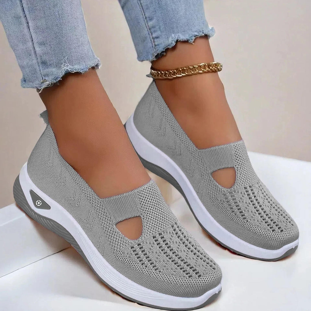 Ramona | Women’s Cutout Perforated Slip-On Shoes