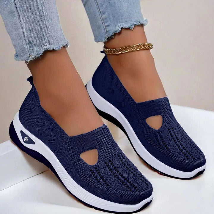 Ramona | Women’s Cutout Perforated Slip-On Shoes