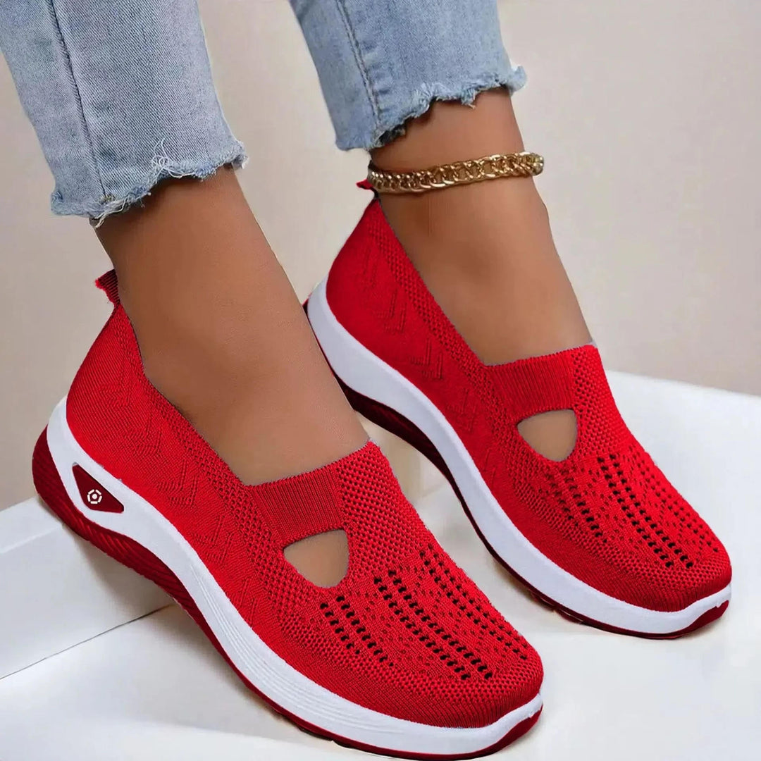 Ramona | Women’s Cutout Perforated Slip-On Shoes