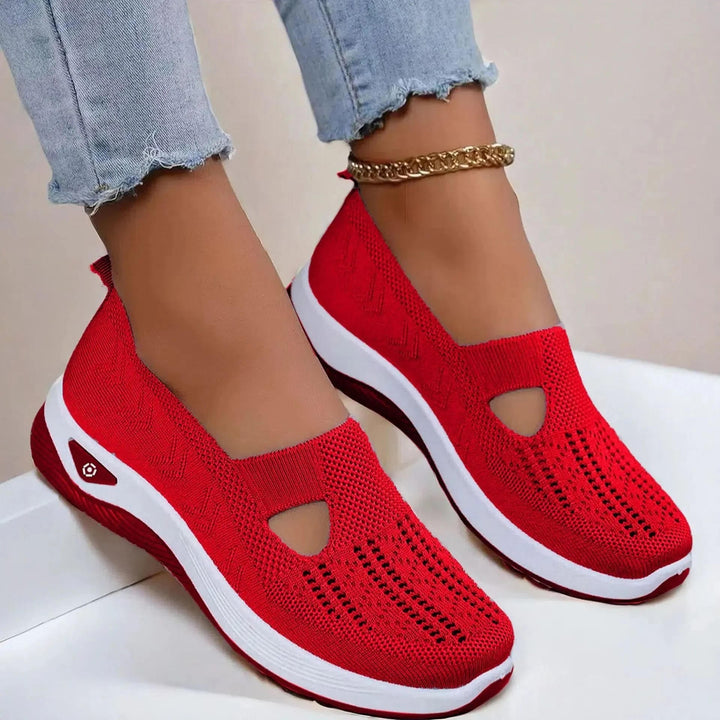 Ramona | Women’s Cutout Perforated Slip-On Shoes