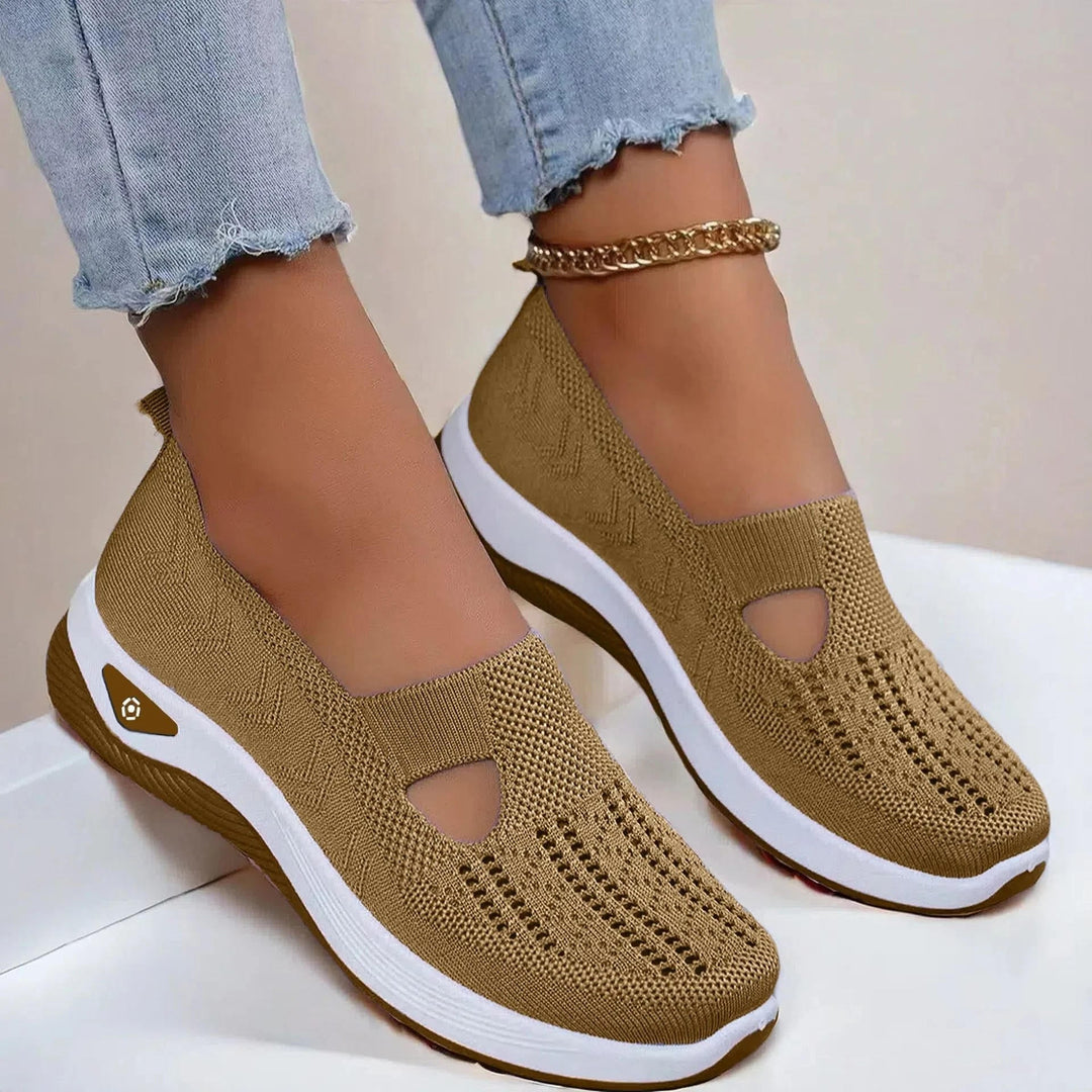 Ramona | Women’s Cutout Perforated Slip-On Shoes