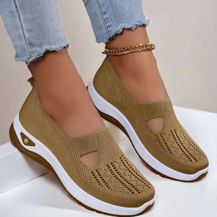 Ramona | Women’s Cutout Perforated Slip-On Shoes