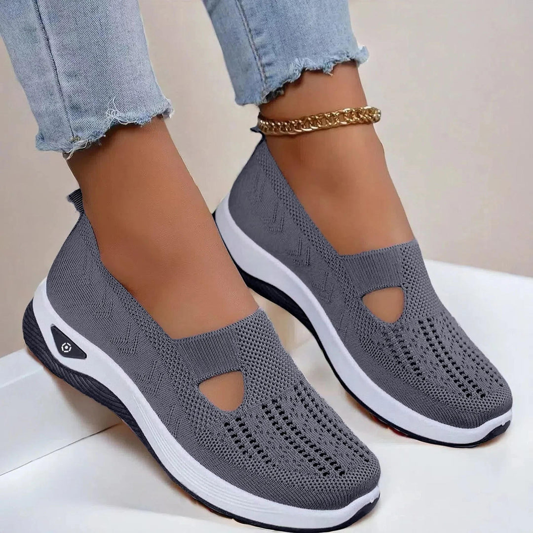 Ramona | Women’s Cutout Perforated Slip-On Shoes