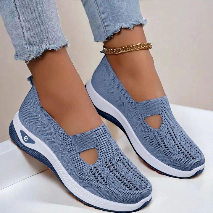 Ramona | Women’s Cutout Perforated Slip-On Shoes