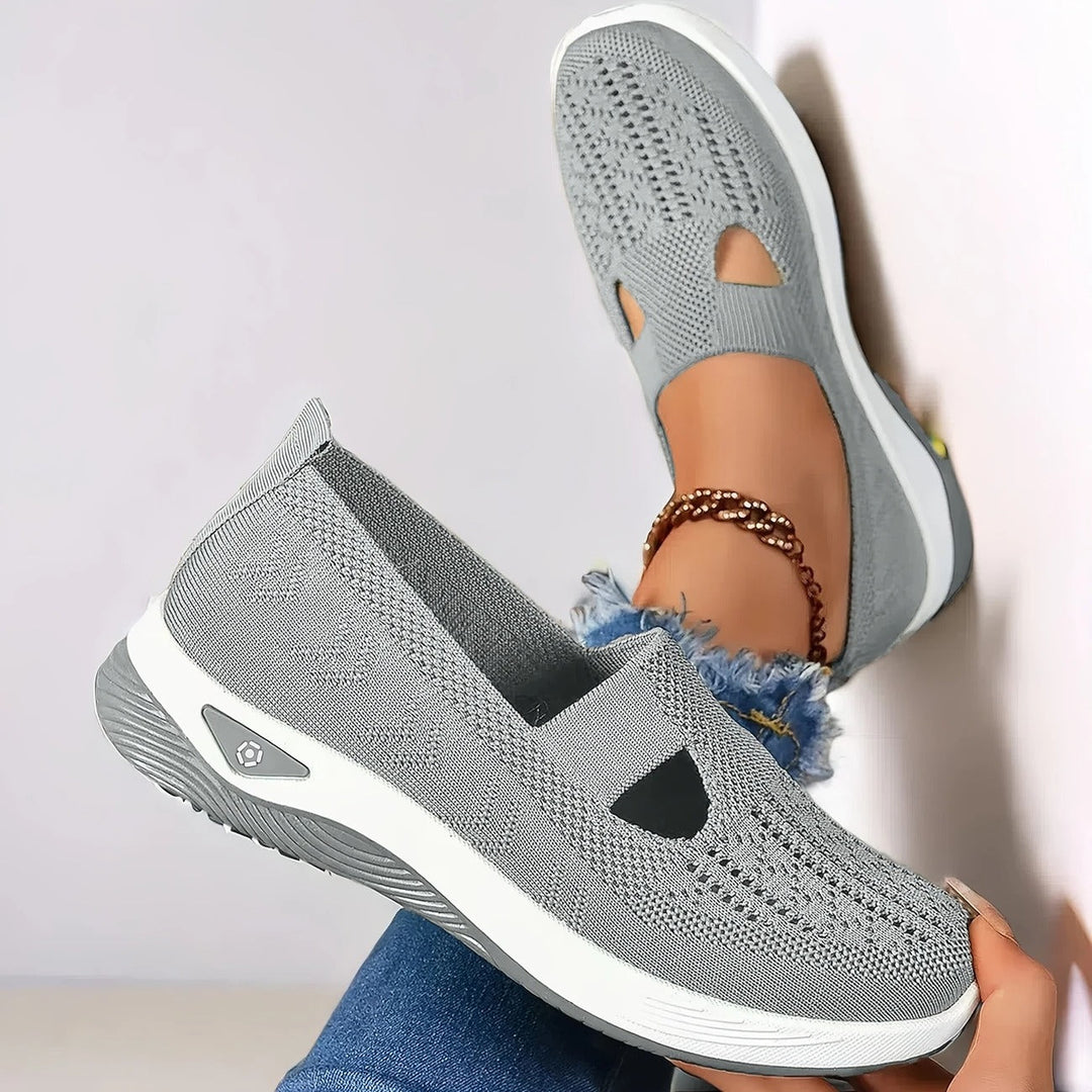 Ramona | Women’s Cutout Perforated Slip-On Shoes