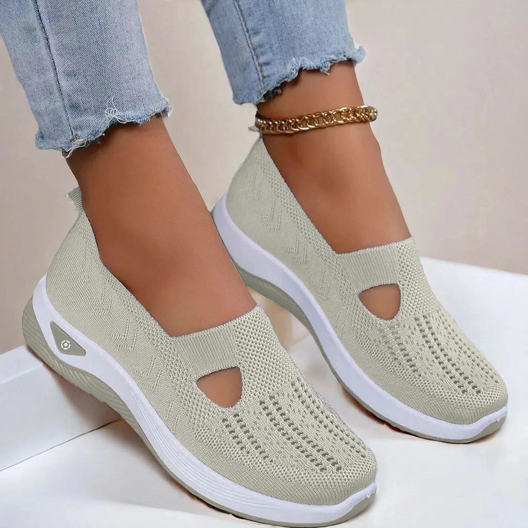 Ramona | Women’s Cutout Perforated Slip-On Shoes