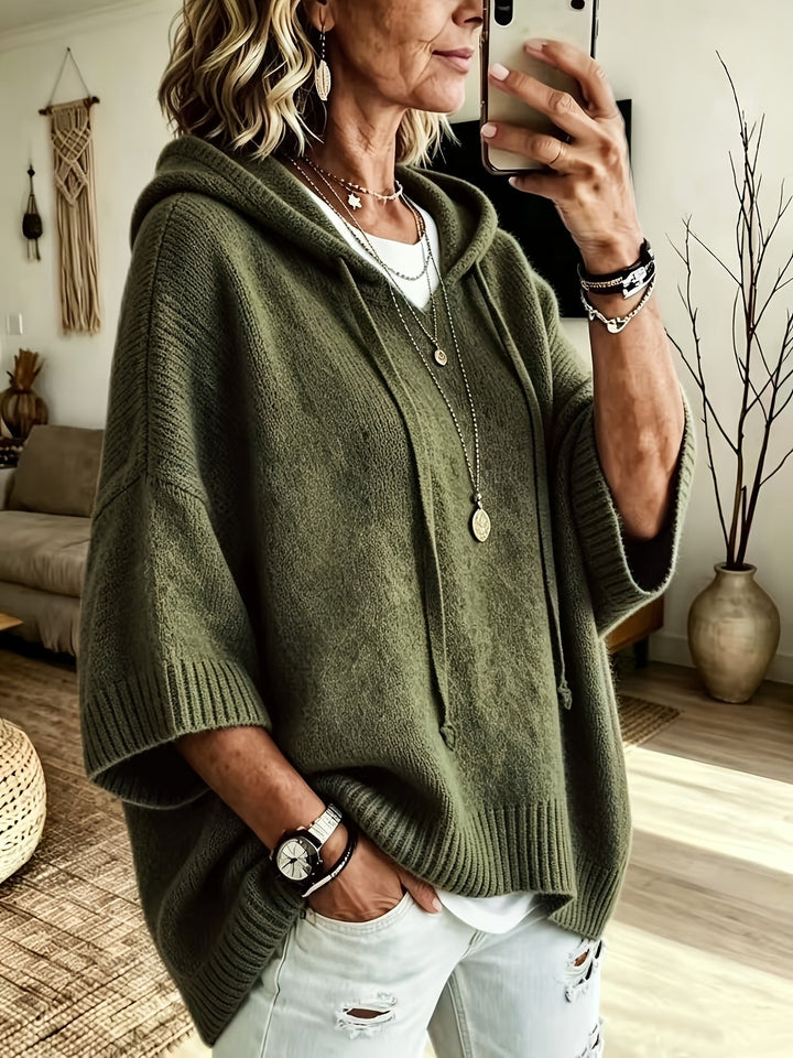 Leucadia | Women’s Drawstring Ribbed Oversized Hoodie