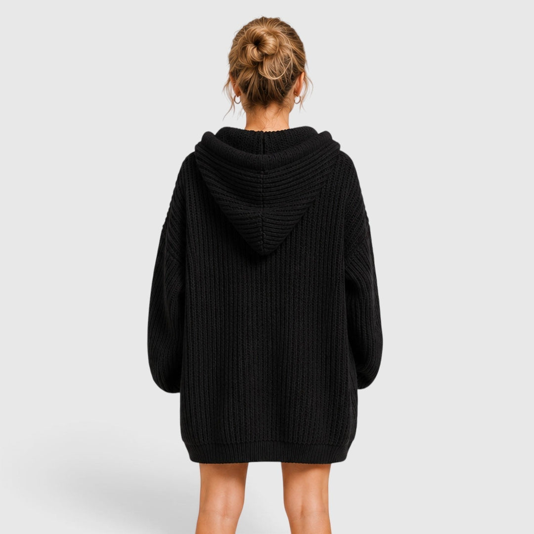 Venice | Women’s Kangaroo Pocket Ribbed Fleece Hoodie