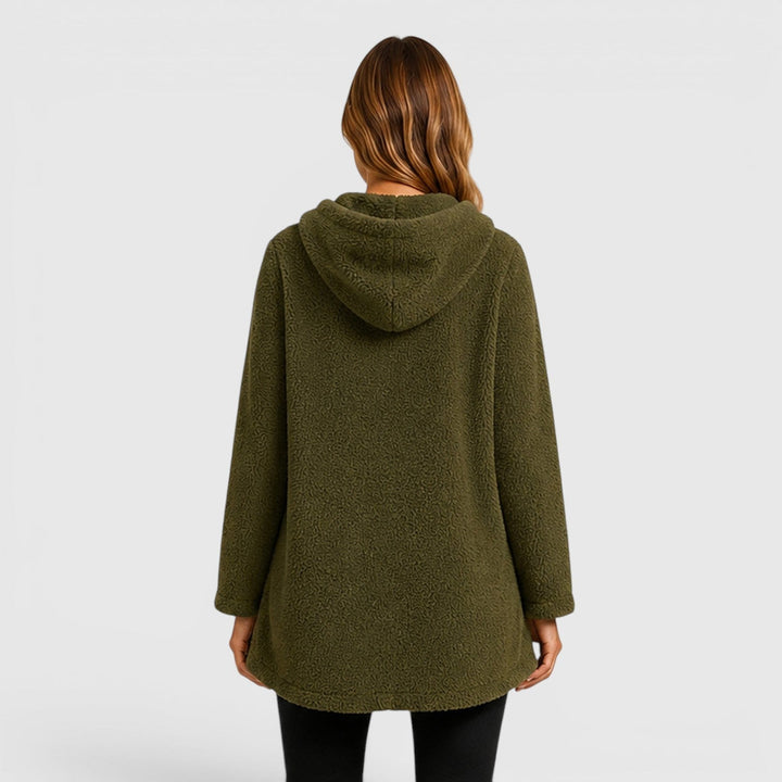Zuma | Women’s Long Sleeve Patch Pocket Fleece Hoodie