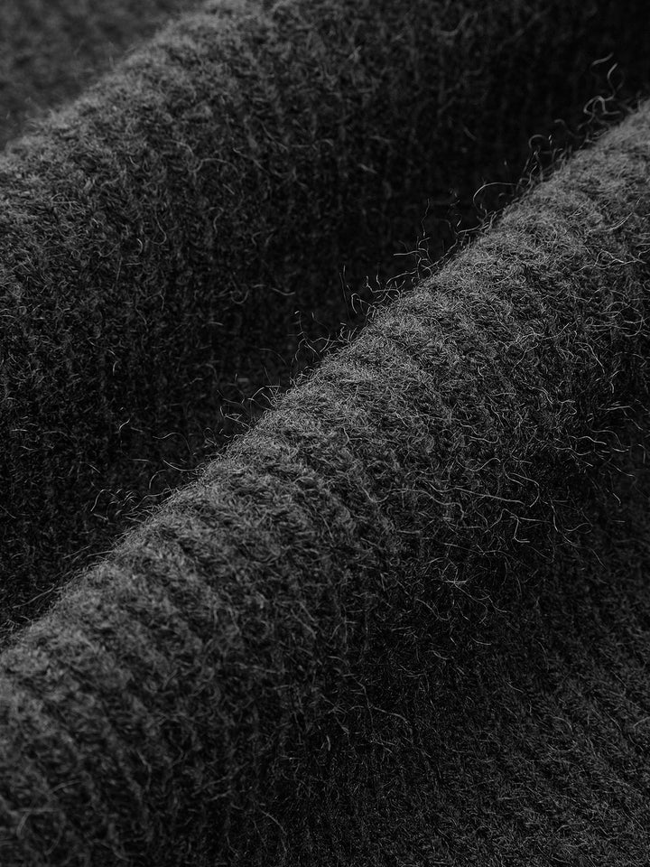 Detail view of the shrug sweater surface