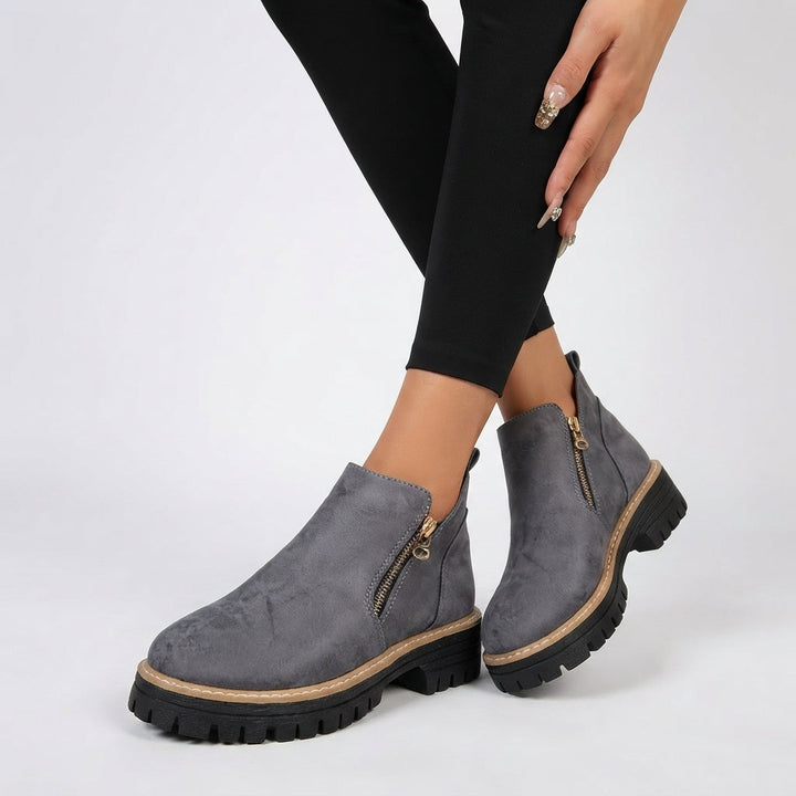 Ankle boots worn styled view