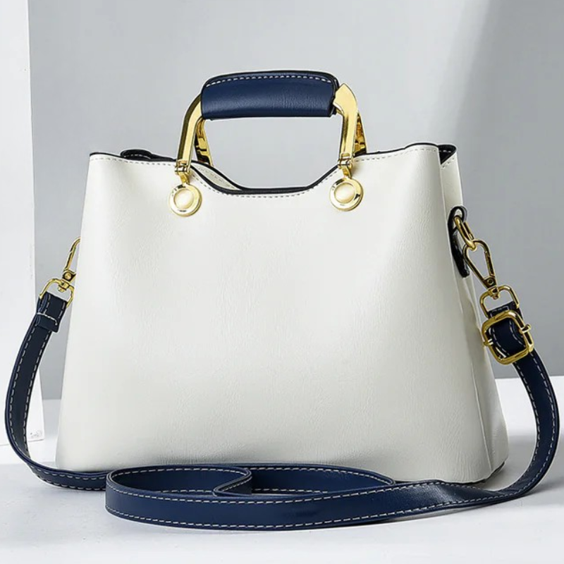 Back view of plain back body, top handle and strap rings