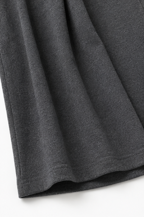 Close-up detail of wide leg and hem