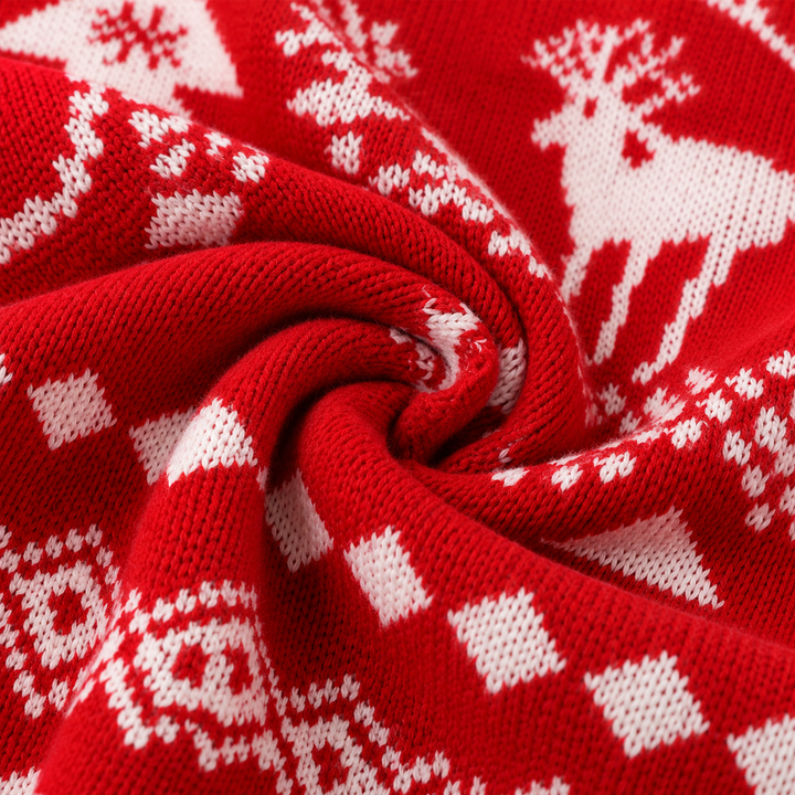 Detail view of the knit surface