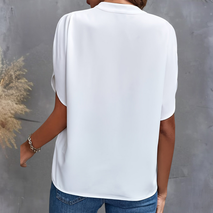 Back view with short sleeves