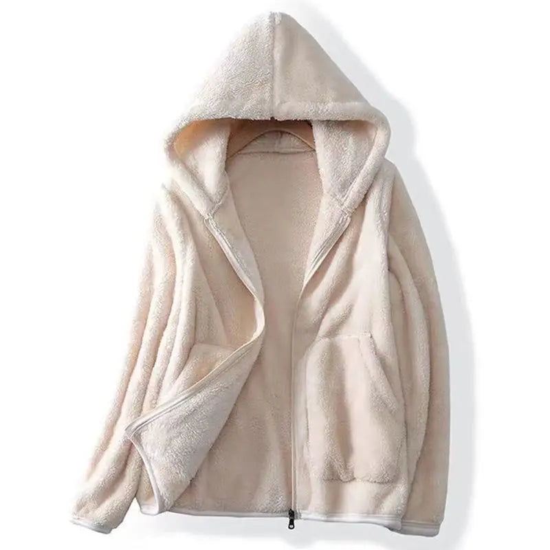 Laguna | Women’s Zip-Front Long Sleeve Patch Pocket Fleece Hoodie